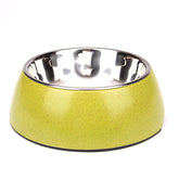 İçi Çelik Kaymaz Pet Mama Kabı Yeşil